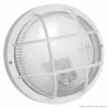 VELAMP BUBBLE PLAFONIERA IN VETRO PER LAMPADINE E27 IP44 - COLORE BIANCO