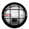 VELAMP BUBBLE PLAFONIERA IN VETRO PER LAMPADINE E27 IP44 - COLORE NERO