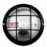 VELAMP BUBBLE PLAFONIERA IN VETRO PER LAMPADINE E27 IP44 - COLORE NERO