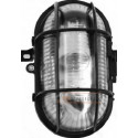 VELAMP TURTLE PLAFONIERA IN VETRO PER LAMPADINE E27 IP44 - COLORE NERO