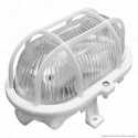VELAMP TURTLE PLAFONIERA IN VETRO PER LAMPADINE E27 IP44 - COLORE BIANCO