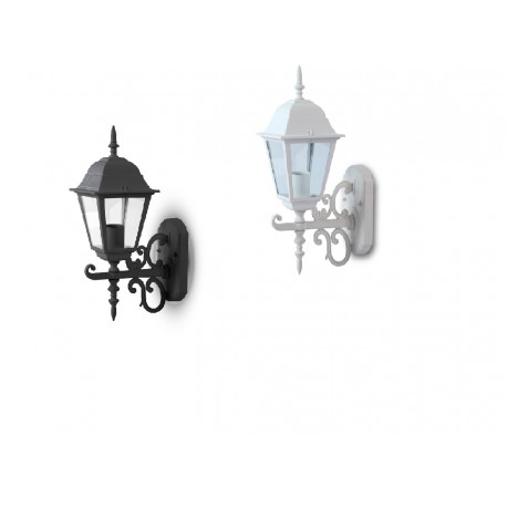 V-TAC VT-760 PORTALAMPADA DA GIARDINO WALL LIGHT DA MURO PER LAMPADINE E27 - SKU 7520 / 7519