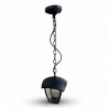 V-TAC VT-735 PORTALAMPADA DA GIARDINO CON ATTACCO A SOFFITTO PER LAMPADINE E27 - SKU 7058