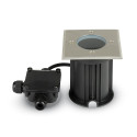 V-TAC VT-7677 PORTALAMPADA QUADRATO DA INTERRAMENTO PER LAMPADINE GU10 - SKU 7516