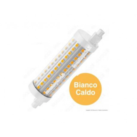 SYLVANIA TOLEDO LAMPADINA LED R7S L118 15W TUBOLARE CON ATTACCO ASIMMETRICO DIMMERABILE - MOD. 0026876