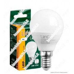 LIFE LAMPADINA LED E14 6W MINIGLOBO P45