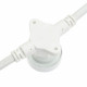 CATENARIA 5 METRI PER 8 LAMPADINE LED E27 PROLUNGABILE COLORE BIANCO LINEARE - PER ESTERNO