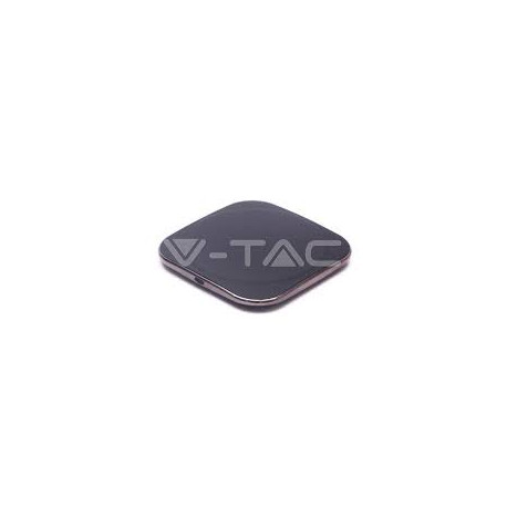 V-TAC VT-3525 CARICATORE WIRELESS CON RICARICA QI OUTPUT MASSIMO 10W COLORE NERO - SKU 8911