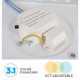 V-TAC VT-8424 PLAFONIERA LED 24W CHANGING COLOR 3IN1 FORMA CIRCOLARE COPERTURA OPACA -