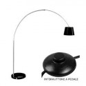 V-TAC VT-7451 PIANTANA IN METALLO CON PORTALAMPADA PER LAMPADINE E27 COLORE NERO -