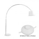 V-TAC VT-7451 PIANTANA IN METALLO CON PORTALAMPADA PER LAMPADINE E27 COLORE BIANCO -