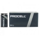 PROCELL DURACELL INDUSTRIAL ALCALINE TRANSISTOR 9V - BOX 10 BATTERIE