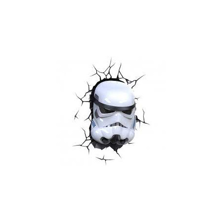 3D LIGHT FX STAR WARS STORMTROOPER - LAMPADA LED A BATTERIA GUERRE STELLARI
