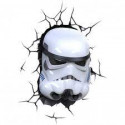 3D LIGHT FX STAR WARS STORMTROOPER - LAMPADA LED A BATTERIA GUERRE STELLARI