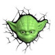 3D LIGHT FX STAR WARS YODA - LAMPADA LED A BATTERIA GUERRE STELLARI