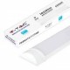 V-TAC PRO VT-12027 PLAFONIERA DOPPIA CON 2 TUBI LED NANO PLASTIC T8 G13 18W 120CM CHIP SAMSUNG - SKU 6444 / 6445