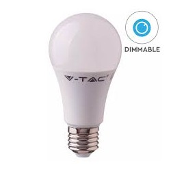 V-TAC VT-2011 LAMPADINA LED E27 9W BULB A60 3 STEP DIMMERABILE - SKU 4447 / 4448 / 4449