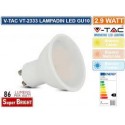 V-TAC VT-2333 LAMPADINA LED GU10 2.9W FARETTO SPOTLIGHT SMD - SKU 2987 / 2988 / 2989