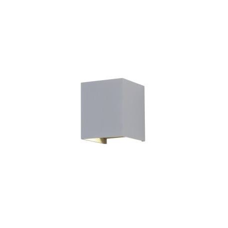 V-TAC VT-759 LAMPADA LED DA MURO 5W WALL LIGHT GRIGIA CON DOPPIO LED SMD APPLIQUE IP65 - SKU 217080 / 217089