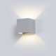 V-TAC VT-759 LAMPADA LED DA MURO 5W WALL LIGHT GRIGIA CON DOPPIO LED SMD APPLIQUE IP65 - SKU 217080 / 217089
