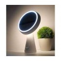 V-TAC VT-7905 LAMPADA LED A SPECCHIO DA TAVOLO 5W ORIENTABILE DIMMERABILE CON BATTERIA RICARICABILE COLORE BIANCO - SKU 8670