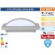 V-TAC VT-8058 LAMPADA LED DA MURO 12W WALL LIGHT - SKU 8245 / 8246 / 8247