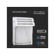 VELAMP TARTARUGA BIANCA LAMPADA 5,5W DA GIARDINO WALL LIGHT DA MURO - MOD.TARTARUGA_B