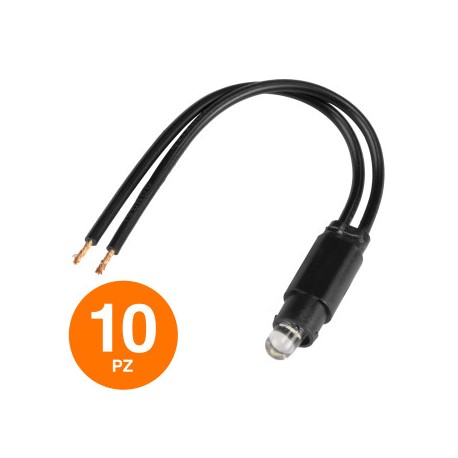 MAPAM LAMPADINA LED PER INTERRUTTORE 3000K 220V - CONFEZIONE 10PZ - MOD. 3000K