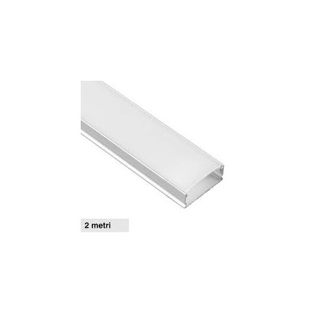 V-TAC VT-8105 4 PROFILI ANGOLARI IN ALLUMINIO PER STRISCE LED - LUNGHEZZA 2 METRI - SKU 3363