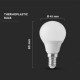 V-Tac VT-1819 Lampadina LED E14 3.7W Bulb P45 MiniGlobo SMD - SKU 214123 / 214174 / 214124