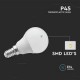V-Tac VT-1819 Lampadina LED E14 3.7W Bulb P45 MiniGlobo SMD - SKU 214123 / 214174 / 214124