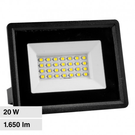 V-Tac VT-4924 Faro LED Floodlight 20W SMD IP65 Colore Nero - SKU 6737 / 6738 / 6739