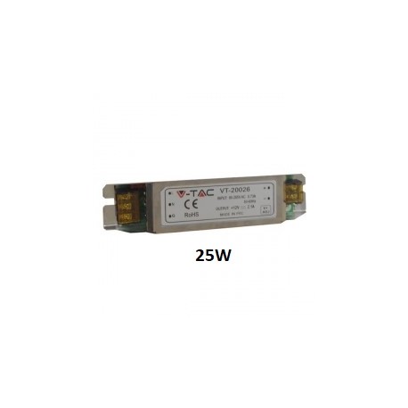 Alimentatore - 25W 12V 2.1A Metallo