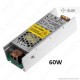 Alimentatore - 60W 12V 5A Metallo