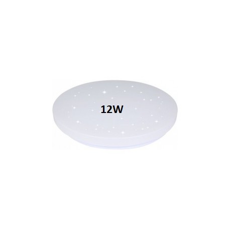 V-TAC VT-8412 PLAFONIERA LED 12W CHANGING COLOR 3IN1 FORMA CIRCOLARE EFFETTO CIELO STELLATO - SKU 7602