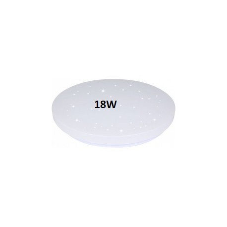 V-TAC VT-8418 PLAFONIERA LED 18W CHANGING COLOR 3IN1 FORMA CIRCOLARE EFFETTO CIELO STELLATO -