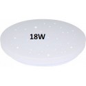 V-TAC GALLERY VT-8418 PLAFONIERA LED ROTONDA 18W SMD CHANGING COLOR CCT 3IN1 EFFETTO CIELO STELLATO CON DRIVER - SKU 217604