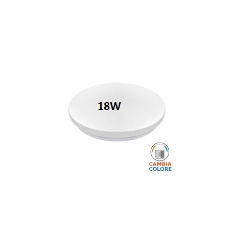 V-TAC VT-8418 PLAFONIERA LED 18W CHANGING COLOR 3IN1 FORMA CIRCOLARE EFFETTO CIELO STELLATO -