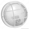 Velamp Bubble Plafoniera in Vetro per Lampadine E27 IP44 - Colore Bianco - mod.BUBBLE-B