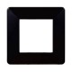 PLACCA 2P NERO