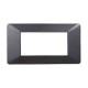 PLACCA 4P NERO