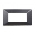 PLACCA 4P NERO